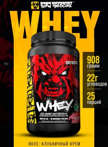 Mutant Whey 910 г - клубника