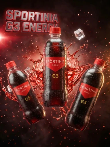 SPORTINIA Напиток G3 ENERGY 500 мл
