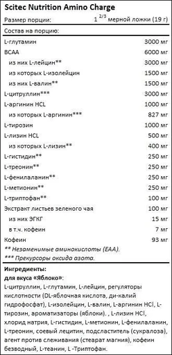 Scitec Nutrition  Amino Charge (570g вк.кола) 