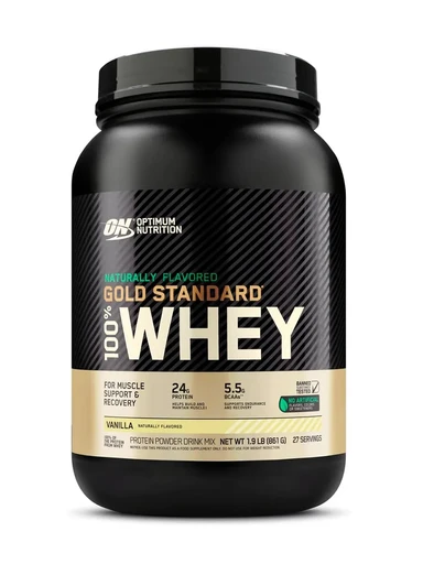 OPTIMUM NUTRITION 100% Whey Gold Standard Natural Gluten Free 907 г - ваниль