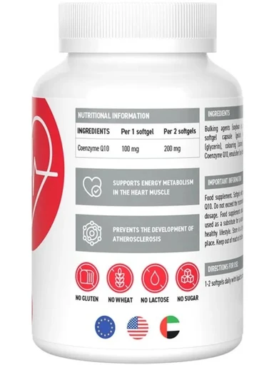 Ultrasupps Coenzyme Q10 100 мг 30 мягких капс 