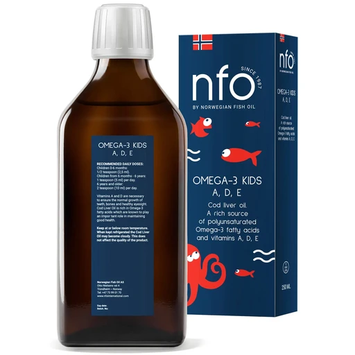 NFO Omega-3 Cod Liver Oil 250мл 