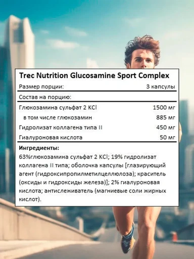TREC NUTRITION Glucosamine Sport Complex 180 таб 