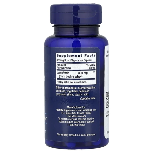 LIFE EXTENSION Lactoferrin Caps 60 вег капс 