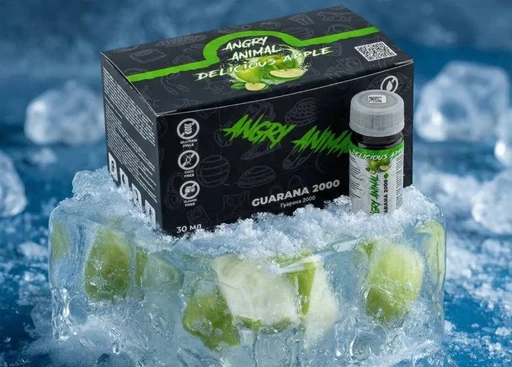 Angry Animal Guarana 2000 mg со вкусом "Вкусное яблоко"