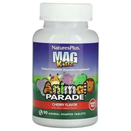 Nature's Plus Animal Parade Mag Kidz Chewable, Natural Cherry Flavor 90