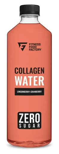 FITNESS FOOD FACTORY COLLAGEN WATER,  0,5л, Брусника-клюква