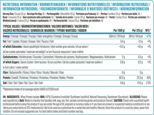 Applied Nutrition ISO-XP 1kg (VANILLA) 