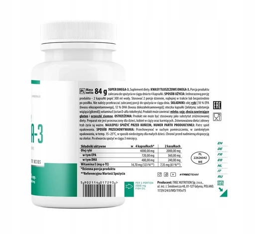 Trec Nutrition Super Omega-3 60 капс 
