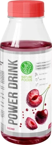Nature Foods Power Drink Напиток безалкогольный негазированный Creatine complex 240ml (Вишня)