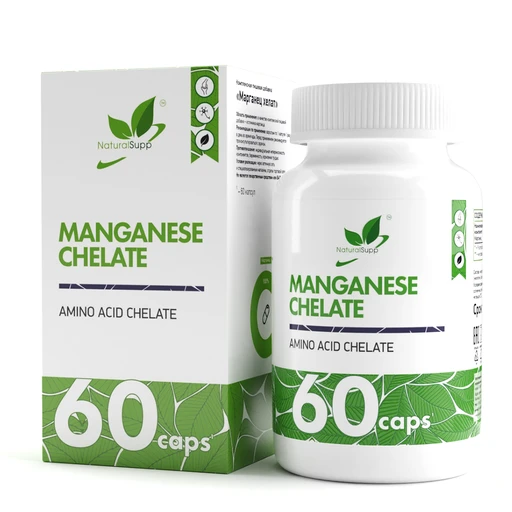 Natural Supp Марганца хелат 60 капс.