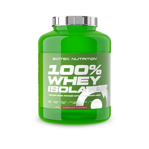 Scitec Nutrition  100% Whey Isolate (1816g, малина)