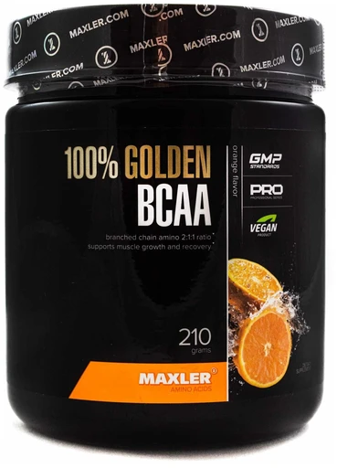 Maxler 100% Golden BCAA 210 г - апельсин 