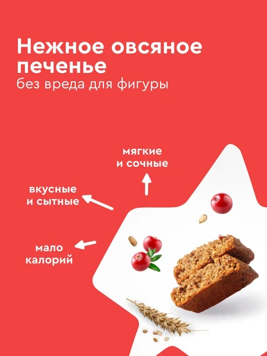 PROTEIN REX Flap Jack 60 г - клюквенный 