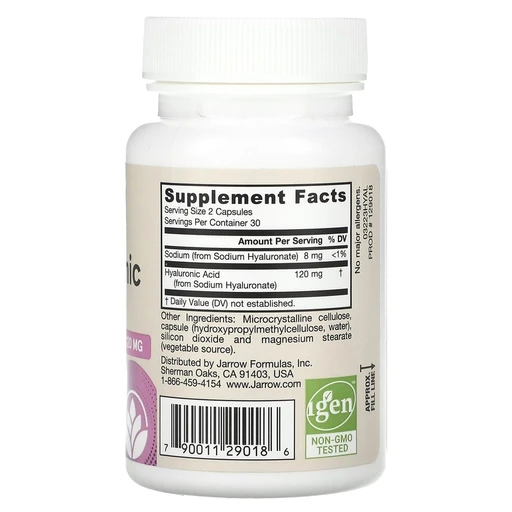 JARROW FORMULAS Hyaluronic Acid 60 вег капс 