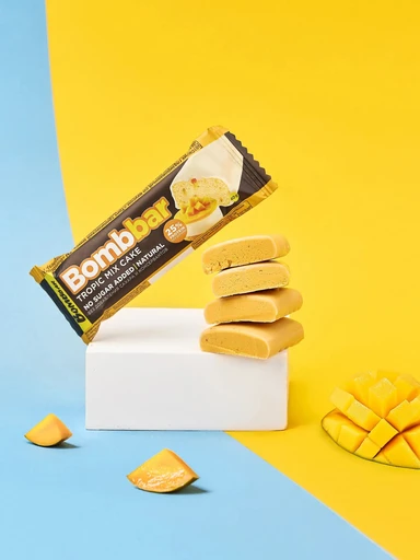 BOMBBAR Батончик глазированный Торт тропический микс 40 г 