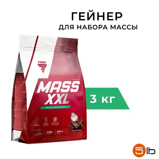 TREC NUTRITION Mass XXL 3000 г - шоколад