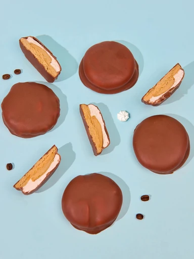 CHIKALAB Печенье глазированное Кофе с маршмеллоу 55 г 