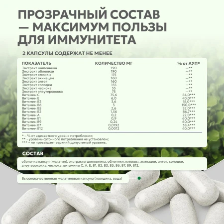 Natural Supp Иммунокомплекс 60 капс. 