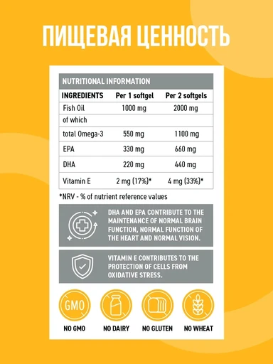 ULTRASUPPS Premium Omega-3 30 мягких капс 