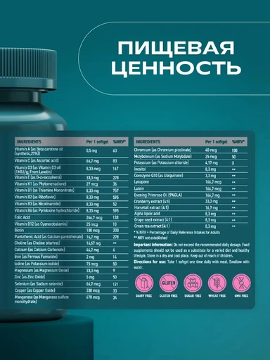 UeSUPPS Beauty Women Multivitamin 60 мяг капс 