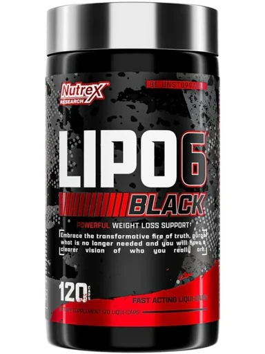 Nutrex Lipo-6 International Black (weight loss support) 120 капс