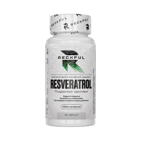 RECKFUL Resveratrol 60 капс.