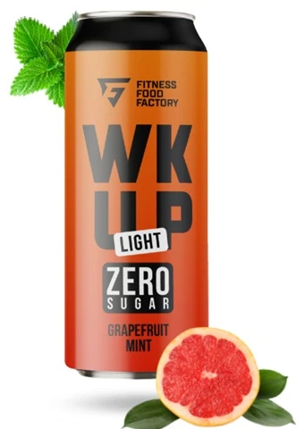 Fitness Food Factory WK UP Light, со вкусом "Грейпфрут мята", 450 мл (Без возрастных ограничений!!!)