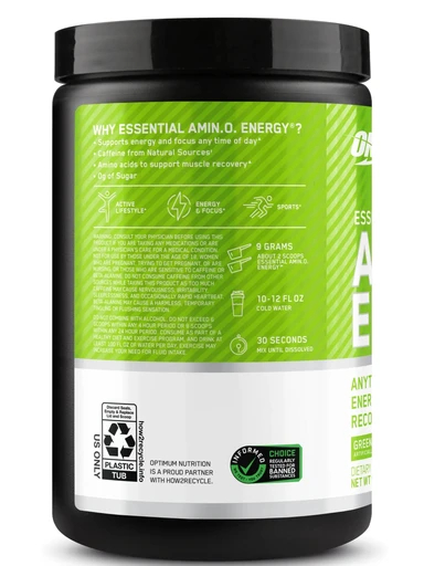 Optimum Nutrition Amino Energy 270 г - зеленое яблоко 