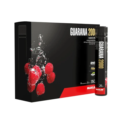 Maxler Guarana 2000 25 мл - малина