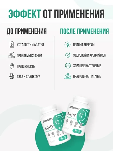 ULTRASUPPS 5-HTP 100 мг 60 капс 