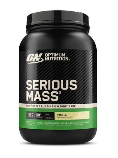 OPTIMUM NUTRITION Serious Mass 1350 гр - ваниль