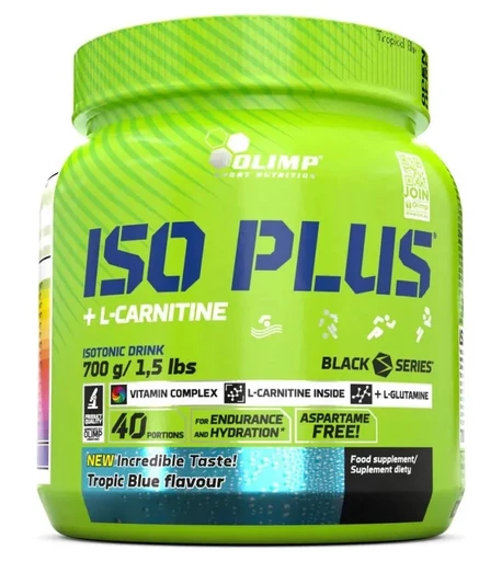 Olimp Iso Plus Isotonic Powder, 700 г (тропик блю)