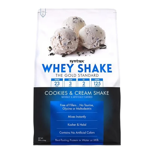 Syntrax Whey Shake 2270 г - Коктейль с печеньем и сливками