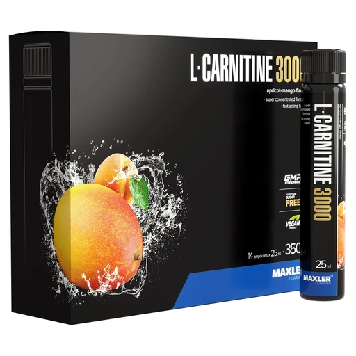 Maxler L-Carnitine 3000 (Apricot-Mango flavor)  25 мл