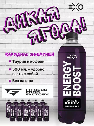 Fitness Food Factory EXO 500 мл Дикая ягода
