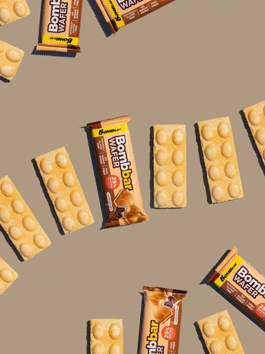 BOMBBAR Батончик вафельный с молочно-ореховой пастой Капучино 32 г 