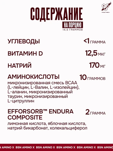 BSN AMINOx 1015 г - ежевика 