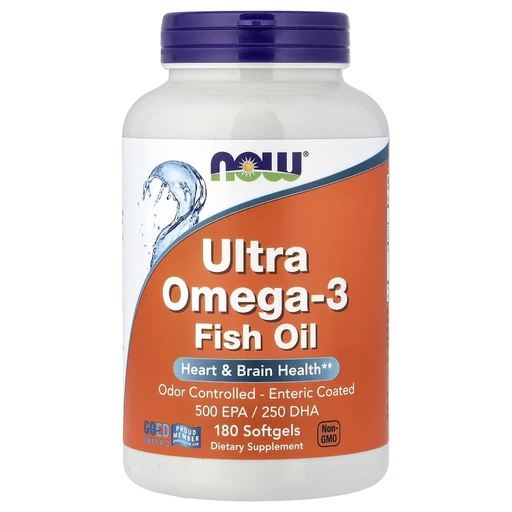 NOW ULTRA OMEGA 3 FISH OIL 180 SGELS