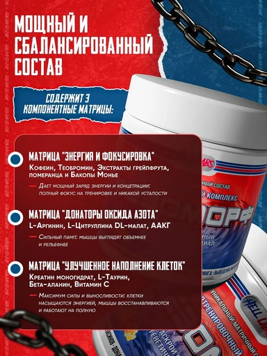 Hell Labs MESOMORPH 300 г - рокет поп 