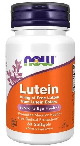 NOW Lutein From Esters 10 mg  60 softgels 