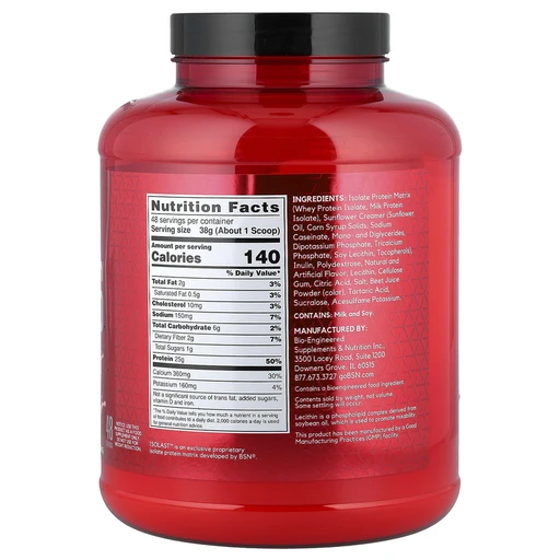 BSN Syntha-6 Isolate 1820 г - клубника 