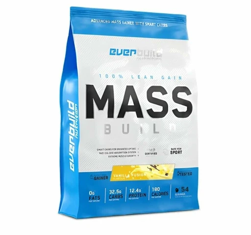 Everbuild Nutrition MASS BUILD GAINER 2720г - французский ванильный коктейль