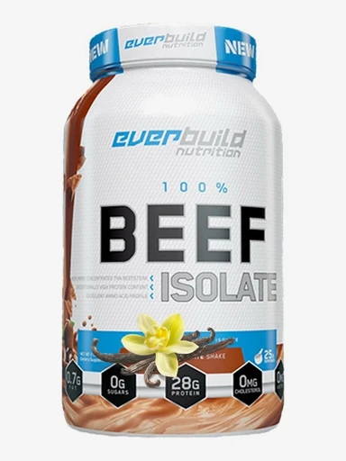 Everbuild Nutrition 100% Beef Isolate 908г - французский ванильный коктейль