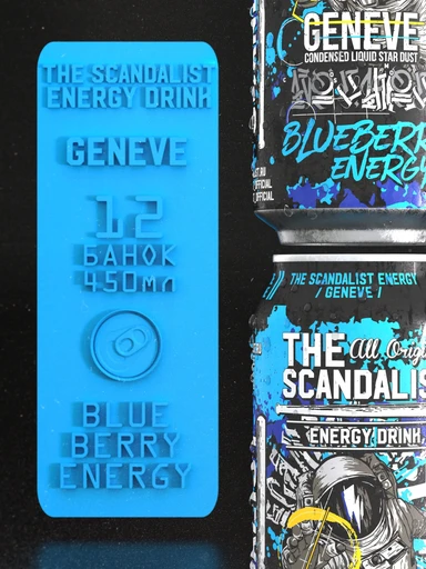 SCANDALIST Energy Drink Geneve 450 мл - черника 