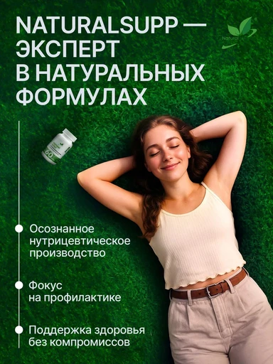 Natural Supp Magnesium Chelate 200mg 60 caps 