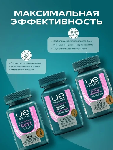 UeSUPPS Beauty Women Multivitamin 60 мяг капс 