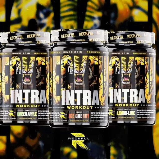 Reckful ® Intra Workout 450g 30 serv (bcaa+hydration+pump) (Ice Cherry) 