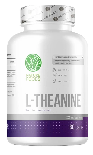 Nature Foods L-Theanine 200 мг 60 капс