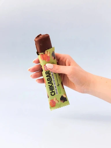 CHIKALAB Батончик глазированный  с начинкой Арахис 60 гр 